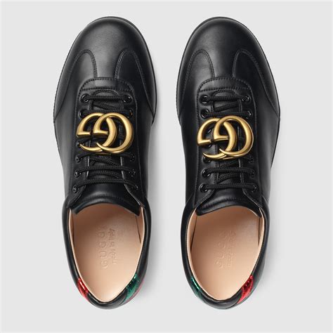 gucci gg leather shoes